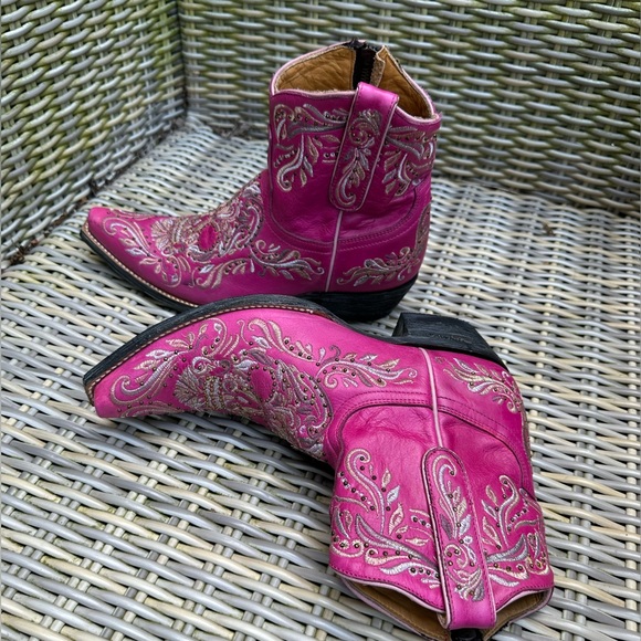 Old Gringo Pink Cowboy Skull Boots 9.5 NEW Dulce Calavera Stud - Picture 10 of 16